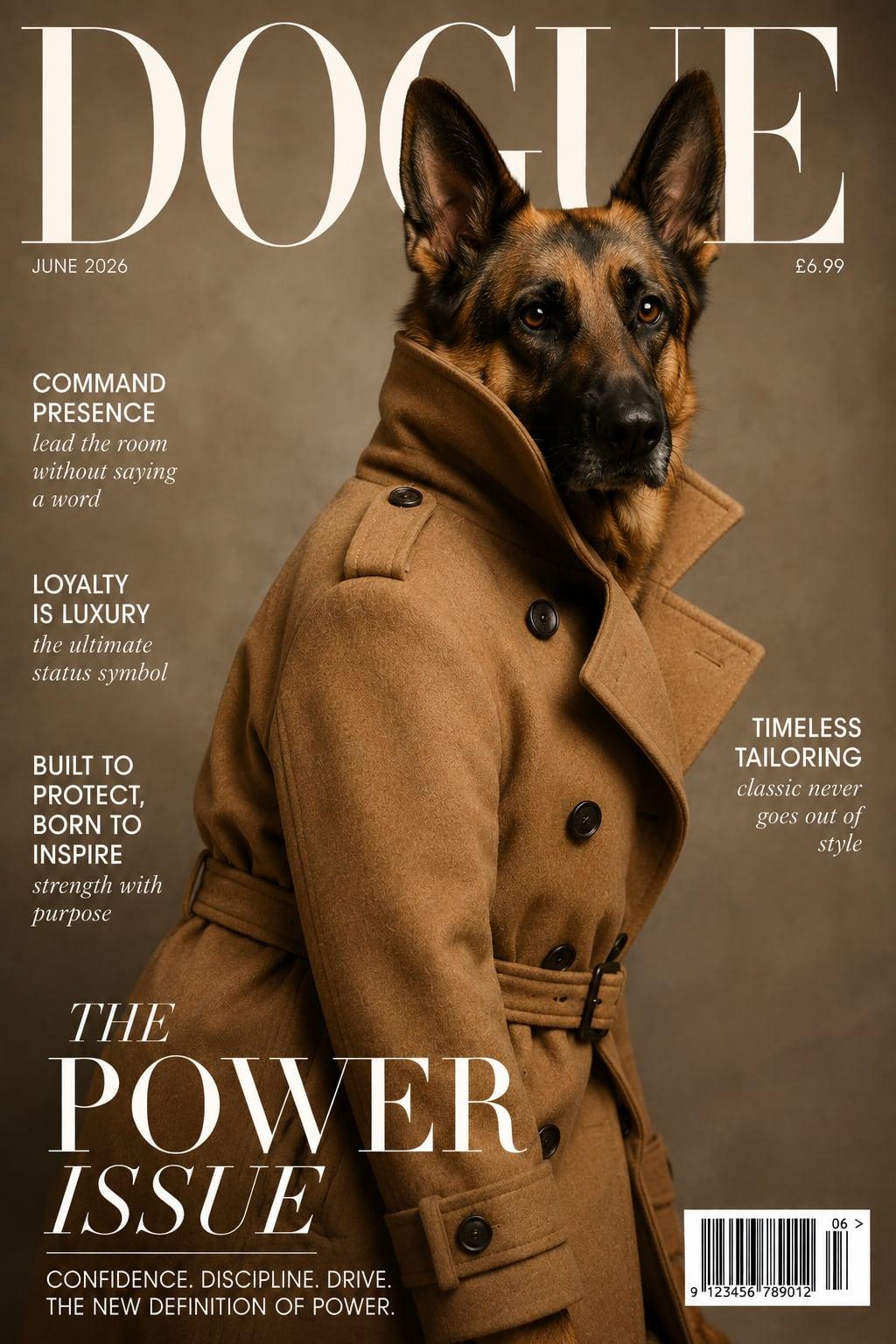 DOGUE magazine cover, Power