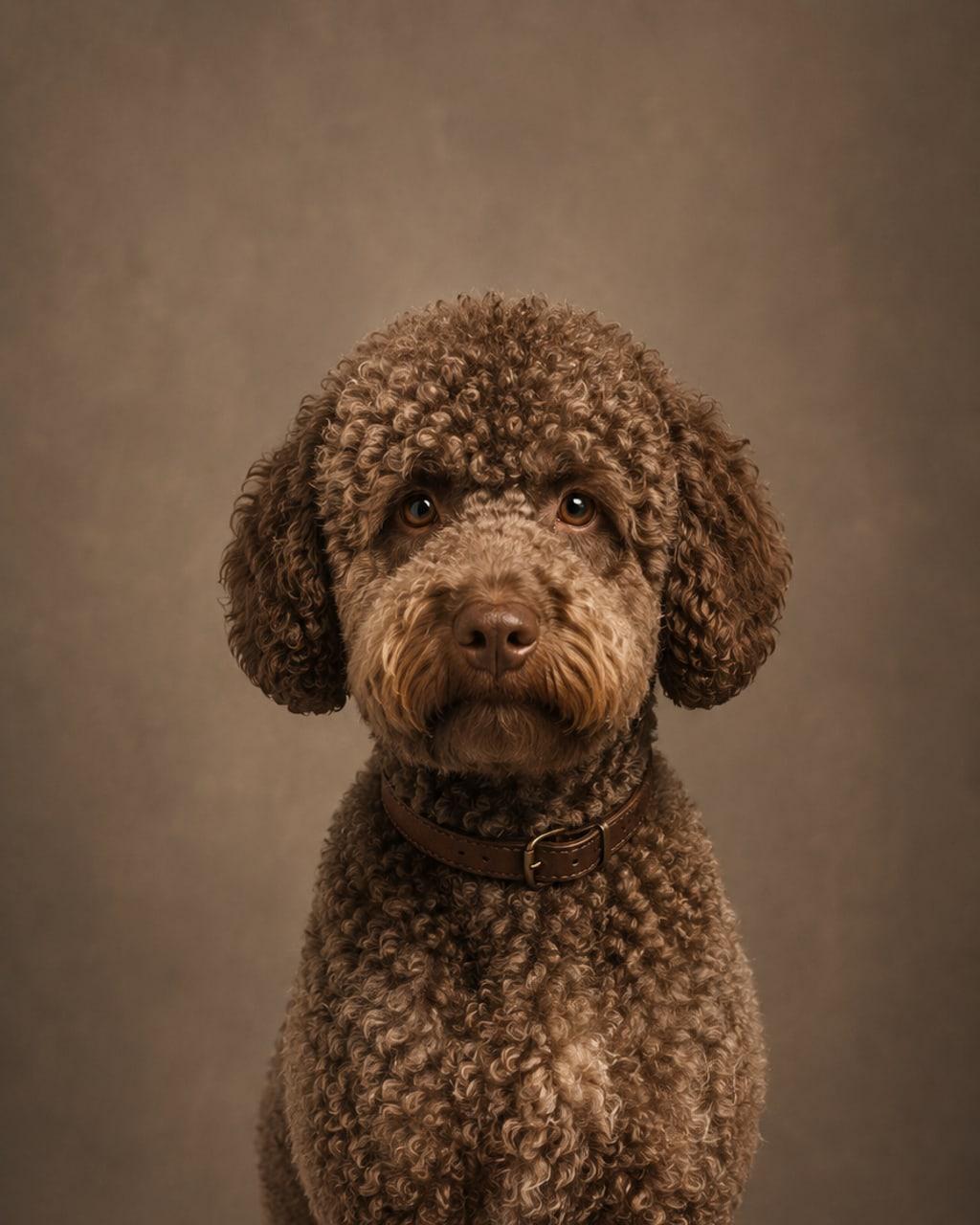 Meg, Lagotto Romagnolo. Frisch aus dem Salon. Ausgabe Nr. 47.